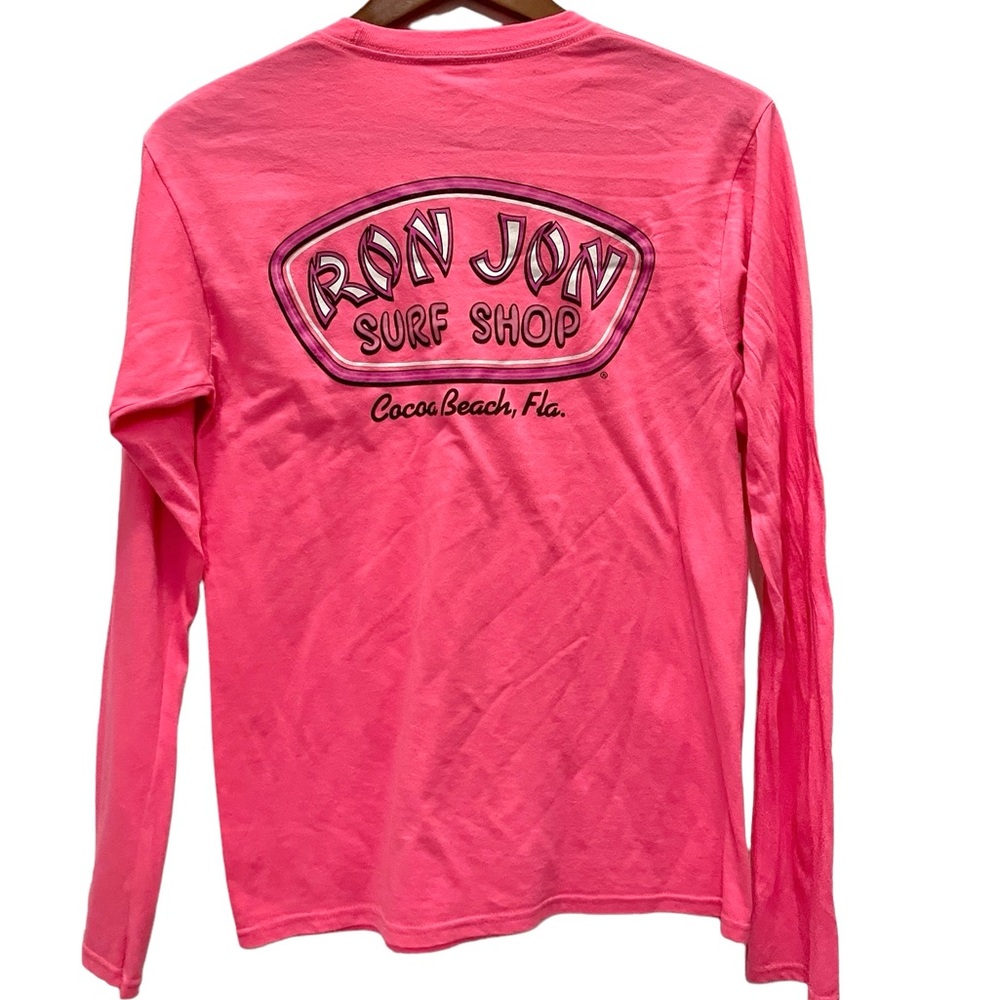 🌊 Ron Jon Surf Shop Long Sleeve Tee | Women’s Small | Pink